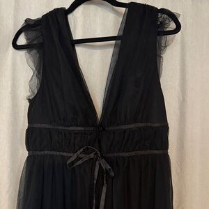 Lulu's Black Maxi Dress